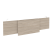Царга стола руководителя Onix O.M-CSR-5 1540x450x54 (Дуб Аттик/Белый)