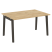 Стол переговорный на деревянных опорах Onix Wood OW.PRG-1.3 1380x980x750 (Тиквуд Светлый/Дуб Темный)