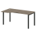 Стол криволинейный левый Metal System Style БП.СА-1 Л 1600x900x750 (Дуб Наварра/Серый металл)