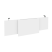 Царга стола руководителя Onix O.M-CSR-4 1340x450x54 (Дуб Аттик/Белый)