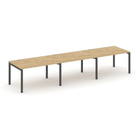 Стол переговорный SN-5P.SPRG-023.3 (4410х980х750) (Тиквуд Светлый/Металл Антрацит)