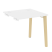 Стол-приставка к опорным элементам на деревянных опорах Onix Wood OW.SPR-0.8 780x800x750 (Тиквуд Светлый/Дуб Темный)