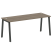 Стол письменный Metal System Style БА.СП-5 1800x720x750 (Дуб Наварра/Серый металл)