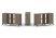 Набор стеллажа 1 сторонний, 2 яруса SN.NS-241 (1488х400х881) (Белый/Тиквуд Светлый/Металл Антрацит)