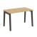 Стол рабочий на деревянных опорах Onix Wood OW.SP-2.7 1180x720x750 (Тиквуд Светлый/Дуб Темный)