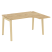 Стол эргономичный правый на деревянных опорах Onix Wood OW.SA-3R 1380x1180x750 (Тиквуд Светлый/Дуб Темный)