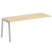 Проходной наборный элемент рабочей станции Metal System Style БА.ПРС-СП-1.5 1800x720x750 (Дуб Наварра/Серый металл)