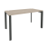 Стол рабочий на П-образном м/к Onix O.MP-SP-3.7 1380x720x750 (Тиквуд Темный/Белый Металл)