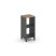 Каркас стеллажа 2 яруса SN.KS-210 (387х400х881) (Антрацит/Тиквуд Светлый/Металл Антрацит)