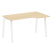 Стол криволинейный правый Metal System Style БА.СА-2 Пр 1400x900x750 (Дуб Наварра/Серый металл)