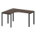 Стол криволинейный левый Metal System Style БП.СА-3 Л 1400x1200x750 (Дуб Наварра/Серый металл)