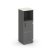 Шкаф средний узкий SN.STU-202(R) (400х400х1203) (Антрацит/Тиквуд Светлый/Прозрачный)