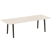 Стол переговорный на деревянных опорах Onix Wood Direct OW.PRG-25 2580x980x750 (Тиквуд Темный/Дуб Светлый)
