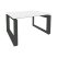 Стол журнальный Onix O.MO-SJ-1 780x600x450 (Тиквуд Светлый/Черный металл)