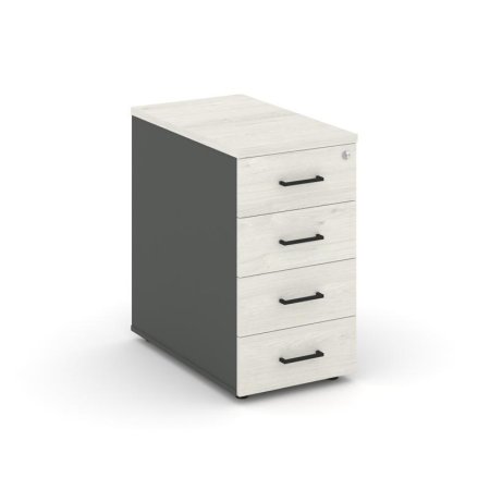 Тумба опорная/приставная SN.TOP-001 (416х600х750) (Антрацит/Дуб Наварра)