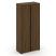 Шкаф высокий широкий Corner COR.ST-1.9 (900x450x2000) (Гикори Песочный-Ваниль)