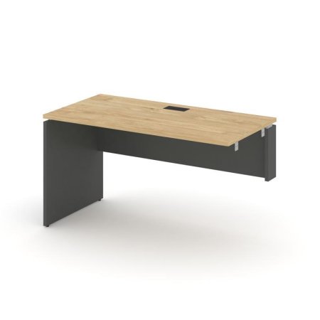 Стол-приставка к опорным элементам SN-D.OPRS-002(R) (1180х600х750) (Тиквуд Светлый/Антрацит)