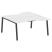 Рабочая станция криволинейная Metal System Style БА.РАС-СА-2.1 1600x1835x750 (Дуб Наварра/Серый металл)