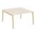 Рабочая станция на деревянных опорах Onix Wood OW.D.RS-2.3.7 1380x1475x750 (Тиквуд Светлый/Дуб Темный)