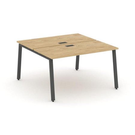 Рабочая станция 2-х сторонняя SN-6A.DRS-021 (980х1632х750) (Тиквуд Светлый/Металл Антрацит)