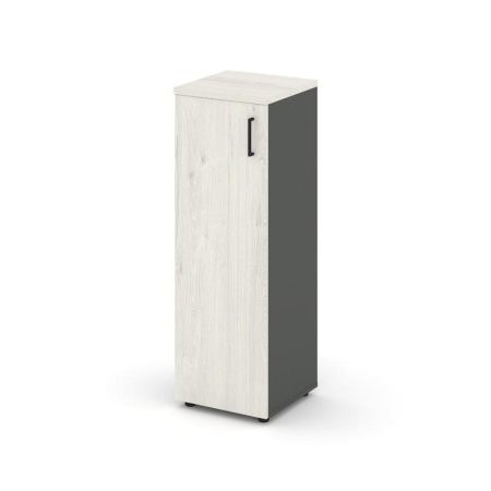 Шкаф средний узкий SN.STU-204(L) (400х400х1203) (Антрацит/Дуб Наварра)