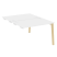 Стол-приставка двойной на деревянных опорах Onix Wood OW.D.SPR-2.8 1180x1635x750 (Тиквуд Светлый/Дуб Темный)