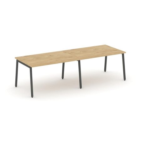 Стол переговорный SN-4A.SPRG-013.3 (2760х980х750) (Тиквуд Светлый/Металл Антрацит)