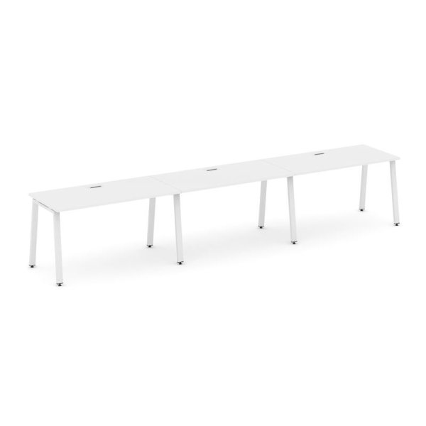 Рабочая станция 1 сторонняя SN-6A.ORS-051 (2940х800х750) (Белый/Металл Белый)