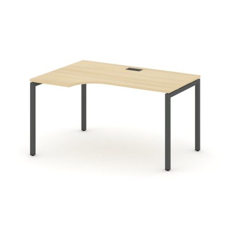 Стол рабочий эргономичный SN-4P.SPA-012(L) (1580х700/980х750) (Акация Лорка/Металл Антрацит)