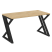 Стол рабочий VR.L-SRZ-3.7 1380x720x750 (Тиквуд Темный/Белый металл)