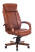 Кресло руководителя T-9924WALNUT светло-коричневый Leather EiCHel кожа крестов. металл/дерево (Светло-коричневый)