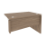 Стол-приставка правый к опорным элементам Onix O.SPR-2.8R 1180x800x750 (Тиквуд Светлый)