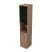 9ПП.005.27 Пенал высокий со стеклом и нишей (400x450x2045), правый (Teakwood)