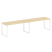 Рабочая станция Metal System Style БО.СМ-2.4 3200x720x750 (Дуб Наварра/Серый металл)