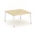 Рабочая станция 2-х сторонняя SN-6A.DRS-021 (980х1632х750) (Тиквуд Светлый/Металл Антрацит)