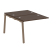 Проходной наборный элемент рабочей станции Metal System Style БА.ПРС-СП-2.1 1000x1475x750 (Дуб Наварра/Серый металл)