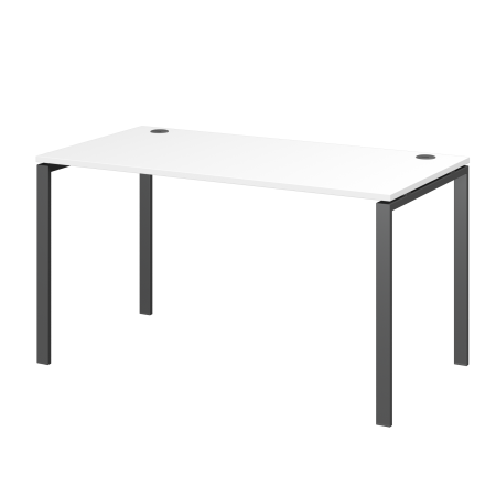 Стол на металлокаркасе Арго-М АМ-002 1200x730x760 (Белый/Антрацит)
