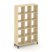 Каркас стеллажа 5 ярусов SN.KS-530 (1121х400х1982) (Антрацит/Тиквуд Светлый/Металл Антрацит)