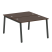 Рабочая станция Metal System Style БА.РАС-СП-2.2 1200x1475x750 (Дуб Наварра/Серый металл)