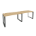 Рабочая станция на О-образном м/к Onix O.MO-RS-2.3.7 2760x720x750 (Тиквуд Темный/Белый Металл)