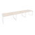Стол переговорный Onix O.MO-PRG-3.3 4140x980x750 (Тиквуд Темный/Белый Металл)