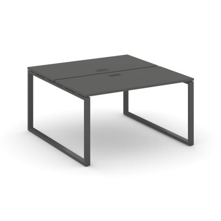Рабочая станция 2-х сторонняя SN-6O.DRS-001 (980х1232х750) (Антрацит/Металл Антрацит)