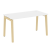 Стол рабочий на деревянных опорах Onix Wood OW.SP-3.7 1380x720x750 (Тиквуд Светлый/Дуб Темный)
