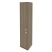 Шкаф высокий узкий, левый Style Л.СУ-1.3Л 412x410x1980 (Вяз Благородный)