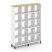 Каркас стеллажа 5 ярусов SN.KS-540 (1488х400х1982) (Антрацит/Тиквуд Светлый/Металл Антрацит)