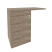 Тумба приставная TIP-ON универсальная л/пр Onix O.TPU-4 TIP 842x460x750 (Тиквуд Светлый)