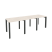 Рабочая станция на П-образном м/к Onix O.MP-RS-3.0.7 2340x720x750 (Тиквуд Темный/Белый Металл)