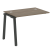 Проходной наборный элемент рабочей станции Metal System Style БА.ПРС-СП-1.1 1000x720x750 (Дуб Наварра/Серый металл)