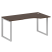Стол криволинейный левый Metal System Style БО.СА-1 Пр 1600x900x750 (Дуб Наварра/Серый металл)