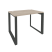 Стол рабочий на О-образном м/к Onix O.MO-SP-1.7 980x720x750 (Тиквуд Темный/Белый Металл)